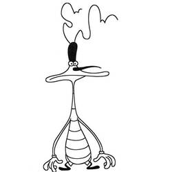 Dessin à colorier: Oggy et les Caffards (Dessins animés et séries animées) #37992 - Coloriages à Imprimer Gratuits