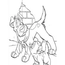 Dessin à colorier: Oliver et compagnie (Dessins animés et séries animées) #133681 - Coloriages à Imprimer Gratuits