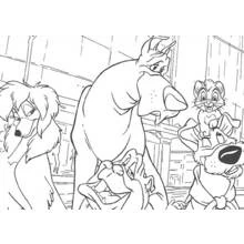 Dessin à colorier: Oliver et compagnie (Dessins animés et séries animées) #133684 - Coloriages à Imprimer Gratuits