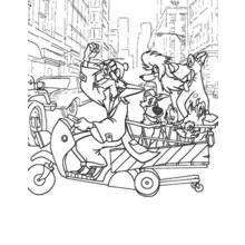 Dessin à colorier: Oliver et compagnie (Dessins animés et séries animées) #133690 - Coloriages à Imprimer Gratuits