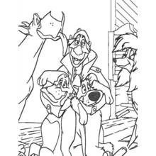 Dessin à colorier: Oliver et compagnie (Dessins animés et séries animées) #133692 - Coloriages à Imprimer Gratuits
