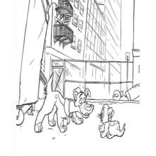 Dessin à colorier: Oliver et compagnie (Dessins animés et séries animées) #133715 - Coloriages à Imprimer Gratuits