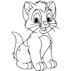 Dessin à colorier: Oliver et compagnie (Dessins animés et séries animées) #214631 - Coloriages à Imprimer Gratuits