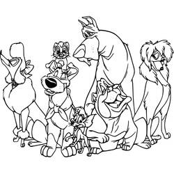 Dessin à colorier: Oliver et compagnie (Dessins animés et séries animées) #214634 - Coloriages à Imprimer Gratuits