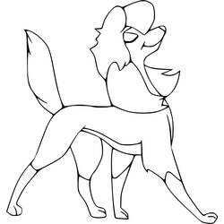 Dessin à colorier: Oliver et compagnie (Dessins animés et séries animées) #214635 - Coloriages à Imprimer Gratuits