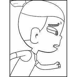 Dessin à colorier: Oscar et Malika (Dessins animés et séries animées) #188902 - Coloriages à Imprimer Gratuits