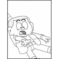 Dessin à colorier: Oscar et Malika (Dessins animés et séries animées) #188910 - Coloriages à Imprimer Gratuits