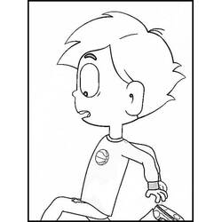 Dessin à colorier: Oscar et Malika (Dessins animés et séries animées) #188911 - Coloriages à Imprimer Gratuits