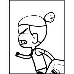 Dessin à colorier: Oscar et Malika (Dessins animés et séries animées) #188912 - Coloriages à Imprimer Gratuits
