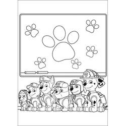 Dessin à colorier: Pat'Patrouille (Dessins animés et séries animées) #178160 - Coloriages à Imprimer Gratuits