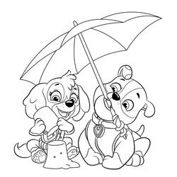 Dessin à colorier: Pat'Patrouille (Dessins animés et séries animées) #178184 - Coloriages à Imprimer Gratuits