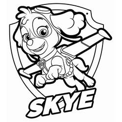 Dessin à colorier: Pat'Patrouille (Dessins animés et séries animées) #178189 - Coloriages à Imprimer Gratuits