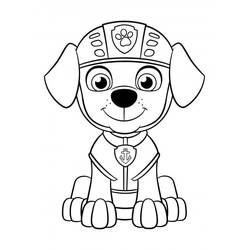 Dessin à colorier: Pat'Patrouille (Dessins animés et séries animées) #178199 - Coloriages à Imprimer Gratuits