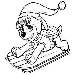 Dessin à colorier: Pat'Patrouille (Dessins animés et séries animées) #178200 - Coloriages à Imprimer Gratuits