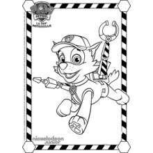 Dessin à colorier: Pat'Patrouille (Dessins animés et séries animées) #44246 - Coloriages à Imprimer Gratuits