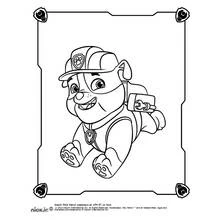 Dessin à colorier: Pat'Patrouille (Dessins animés et séries animées) #44261 - Coloriages à Imprimer Gratuits