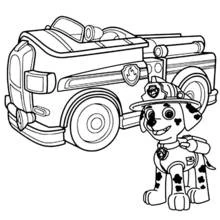 Dessin à colorier: Pat'Patrouille (Dessins animés et séries animées) #44263 - Coloriages à Imprimer Gratuits