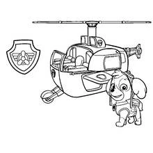Dessin à colorier: Pat'Patrouille (Dessins animés et séries animées) #44267 - Coloriages à Imprimer Gratuits