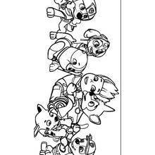 Dessin à colorier: Pat'Patrouille (Dessins animés et séries animées) #44315 - Coloriages à Imprimer Gratuits