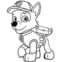 Dessin à colorier: Pat'Patrouille (Dessins animés et séries animées) #44316 - Coloriages à Imprimer Gratuits