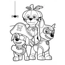 Dessin à colorier: Pat'Patrouille (Dessins animés et séries animées) #44340 - Coloriages à Imprimer Gratuits