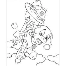 Dessin à colorier: Pat'Patrouille (Dessins animés et séries animées) #44345 - Coloriages à Imprimer Gratuits