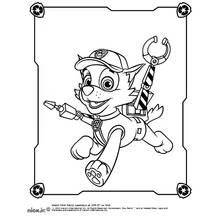 Dessin à colorier: Pat'Patrouille (Dessins animés et séries animées) #44347 - Coloriages à Imprimer Gratuits