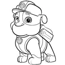 Dessin à colorier: Pat'Patrouille (Dessins animés et séries animées) #44360 - Coloriages à Imprimer Gratuits