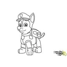 Dessin à colorier: Pat'Patrouille (Dessins animés et séries animées) #44374 - Coloriages à Imprimer Gratuits