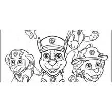 Dessin à colorier: Pat'Patrouille (Dessins animés et séries animées) #44393 - Coloriages à Imprimer Gratuits