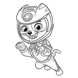 Dessin à colorier: Pat Patrouille La Super Patrouille (Dessins animés et séries animées) #204363 - Coloriages à Imprimer Gratuits