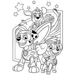 Dessin à colorier: Pat Patrouille La Super Patrouille (Dessins animés et séries animées) #204364 - Coloriages à Imprimer Gratuits