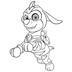 Dessin à colorier: Pat Patrouille La Super Patrouille (Dessins animés et séries animées) #204389 - Coloriages à Imprimer Gratuits