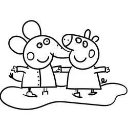 Dessin à colorier: Peppa Pig (Dessins animés et séries animées) #180861 - Coloriages à Imprimer Gratuits