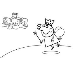 Dessin à colorier: Peppa Pig (Dessins animés et séries animées) #180862 - Coloriages à Imprimer Gratuits