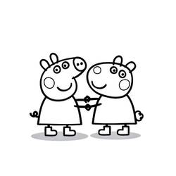 Dessin à colorier: Peppa Pig (Dessins animés et séries animées) #180869 - Coloriages à Imprimer Gratuits