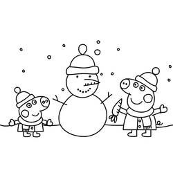 Dessin à colorier: Peppa Pig (Dessins animés et séries animées) #180871 - Coloriages à Imprimer Gratuits