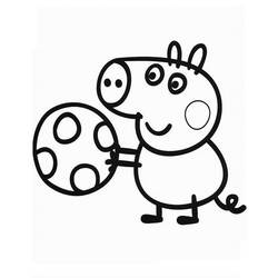 Dessin à colorier: Peppa Pig (Dessins animés et séries animées) #180879 - Coloriages à Imprimer Gratuits