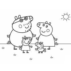 Dessin à colorier: Peppa Pig (Dessins animés et séries animées) #180882 - Coloriages à Imprimer Gratuits