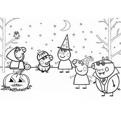 Dessin à colorier: Peppa Pig (Dessins animés et séries animées) #180888 - Coloriages à Imprimer Gratuits