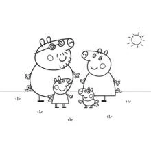 Dessin à colorier: Peppa Pig (Dessins animés et séries animées) #43905 - Coloriages à Imprimer Gratuits