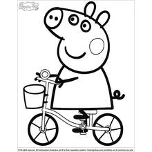 Dessin à colorier: Peppa Pig (Dessins animés et séries animées) #43912 - Coloriages à Imprimer Gratuits