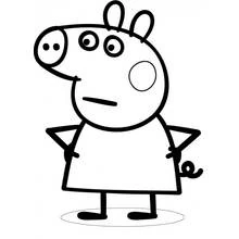 Dessin à colorier: Peppa Pig (Dessins animés et séries animées) #43937 - Coloriages à Imprimer Gratuits