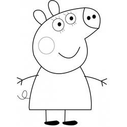 Dessin à colorier: Peppa Pig (Dessins animés et séries animées) #43948 - Coloriages à Imprimer Gratuits