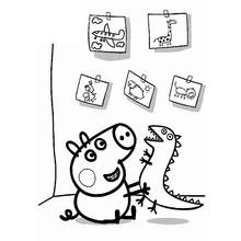 Dessin à colorier: Peppa Pig (Dessins animés et séries animées) #43970 - Coloriages à Imprimer Gratuits