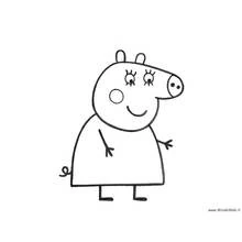 Dessin à colorier: Peppa Pig (Dessins animés et séries animées) #43982 - Coloriages à Imprimer Gratuits