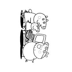 Dessin à colorier: Peppa Pig (Dessins animés et séries animées) #43986 - Coloriages à Imprimer Gratuits