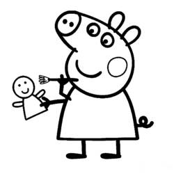 Dessin à colorier: Peppa Pig (Dessins animés et séries animées) #43995 - Coloriages à Imprimer Gratuits