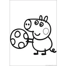 Dessin à colorier: Peppa Pig (Dessins animés et séries animées) #44005 - Coloriages à Imprimer Gratuits