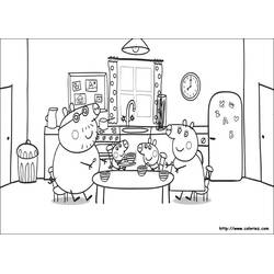 Dessin à colorier: Peppa Pig (Dessins animés et séries animées) #44023 - Coloriages à Imprimer Gratuits